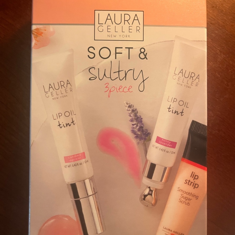Laura Geller Soft & Sultry Lip Oil Tint Trio - Pink